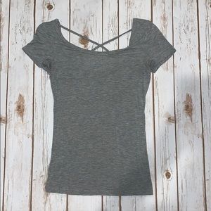 Gray Tight Top